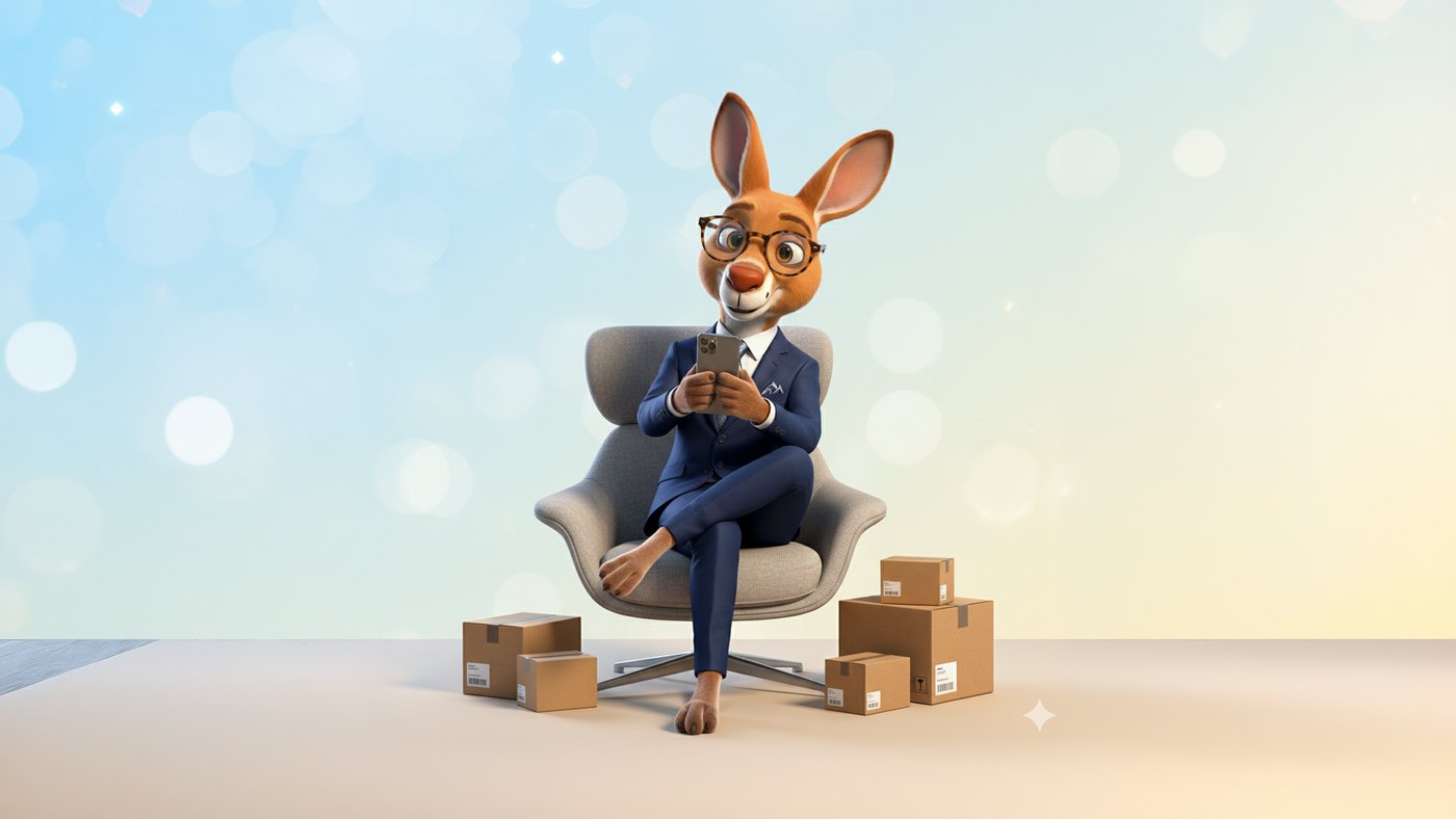 La mascotte Intigo gère ses colis depuis son téléphone